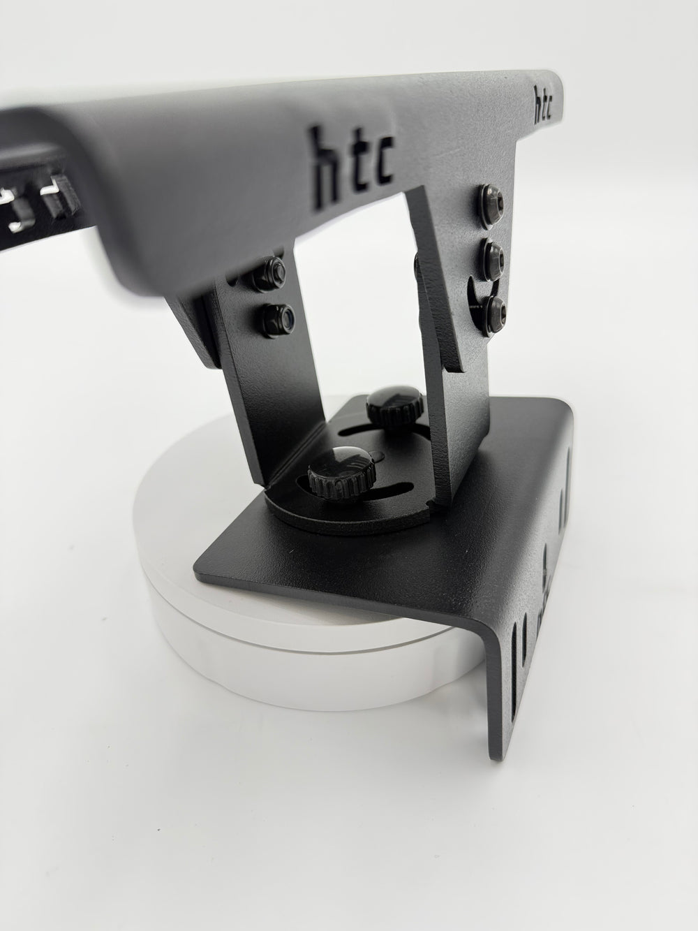 HTC Echolothalterung Rail Frontansicht mit Gelenkarm