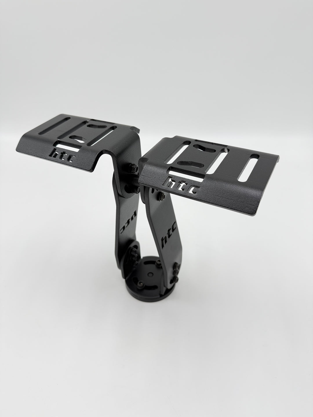 HTC Echolothalterung Pro mit verstellbarem Gelenkarm, Aluminium RAL 9005 Struktur