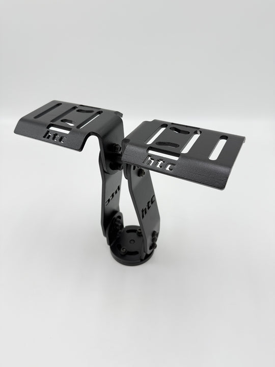 HTC Echolothalterung Pro mit verstellbarem Gelenkarm, Aluminium RAL 9005 Struktur