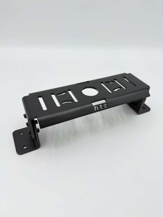 HTC Echolothalterung schwenkbar aus Aluminium mit Pulverbeschichtung RAL 9005 schwarz struktur