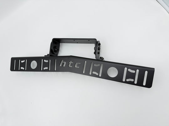 HTC Echolothalterung Steuerstand Double für 2 Echolote, Aluminium RAL 9005 schwarz struktur