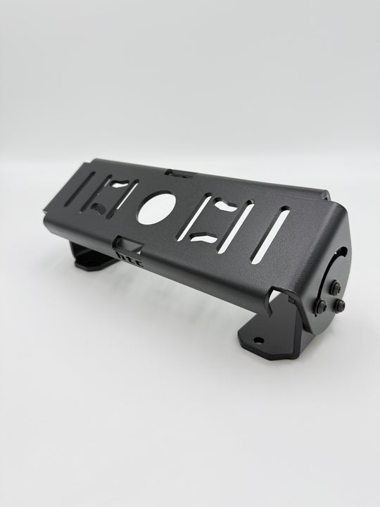 HTC Echolothalterung Steuerstand Single aus Aluminium mit Pulverbeschichtung RAL 9005 struktur